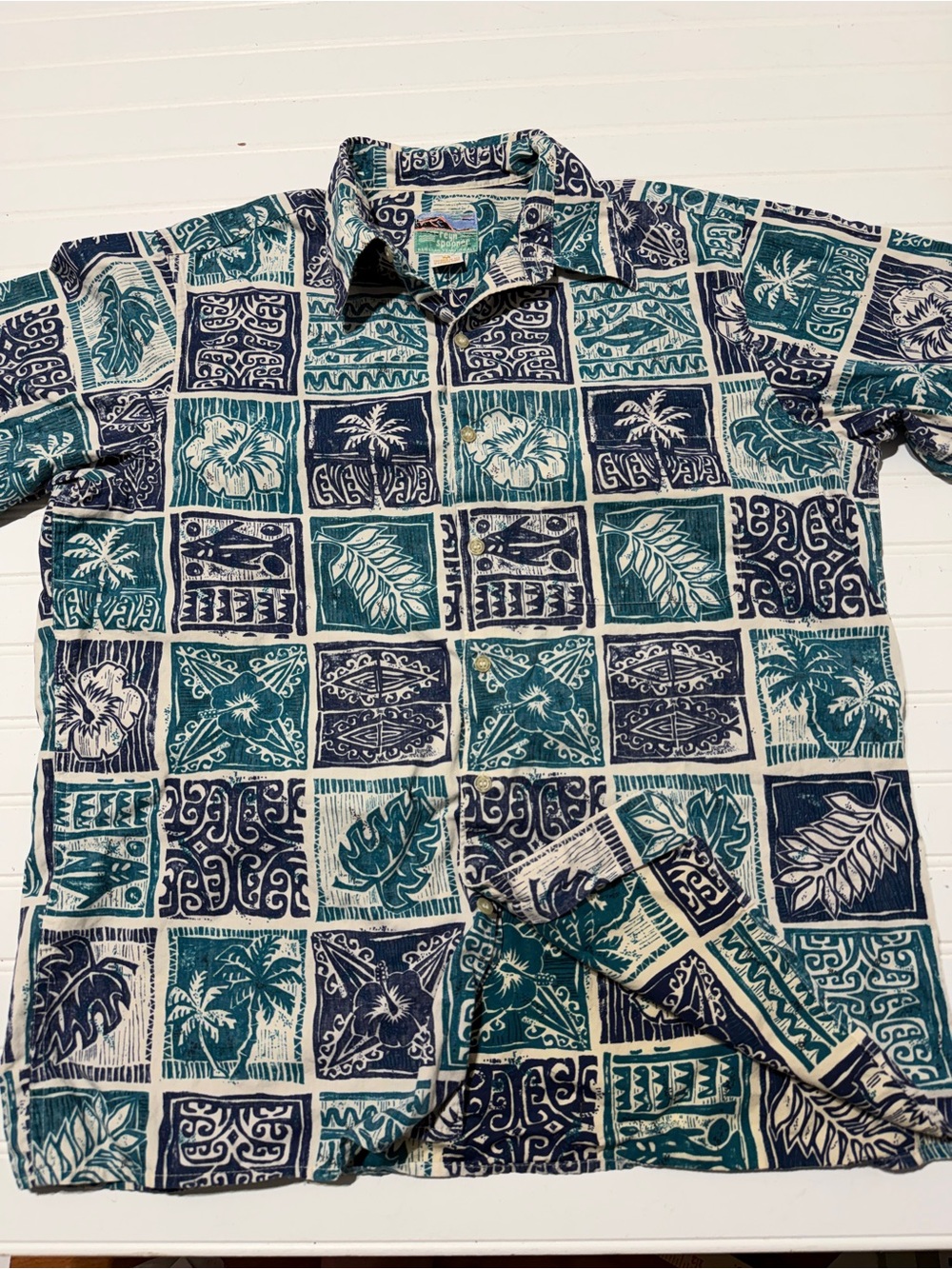 Vintage Reyn Spooner Hawaiian Shirt - Reverse Print - NOS Mint - Size M